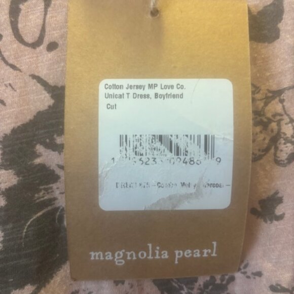Magnolia Pearl Unicat Boyfriend Tee Dress OS WOT - Picture 3 of 5